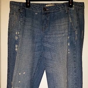 LEI Ashley Trouble - Low Rise Distressed Jeans